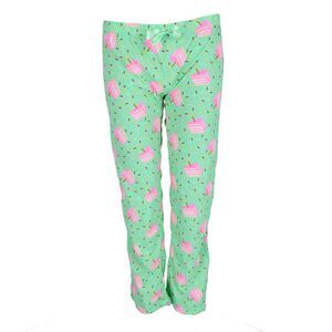 Roll Outta Bed Women's Patterned Knit Open Bottom Pajama Pants